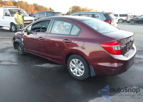 2012 Honda Civic Lx from USA, damaged, VIN 2HGFB2F51CH571470